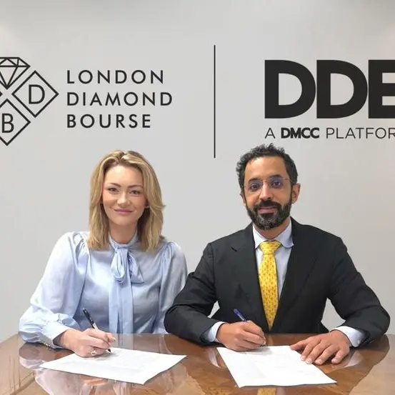 بورصة دبي للماس التابعة لمركز دبي للسلع المتعددة وبورصة لندن للماس توقعان مذكرة تفاهم لتعزيز تجارة الماس العالمية