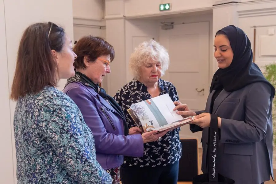 Marwa Al Aqroubi, Director or Project lead of the Sharjah World Book Capital 2019 during the 6th meeting of the World Book Capital Network (WBCN). Image Courtesy: House of Wisdom