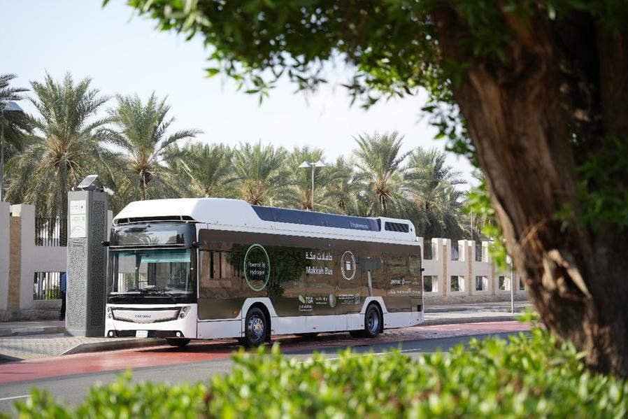 Green Mobility Milestone in Makkah: Toyota and Partners Trial Hydrogen Fuel Cell Bus