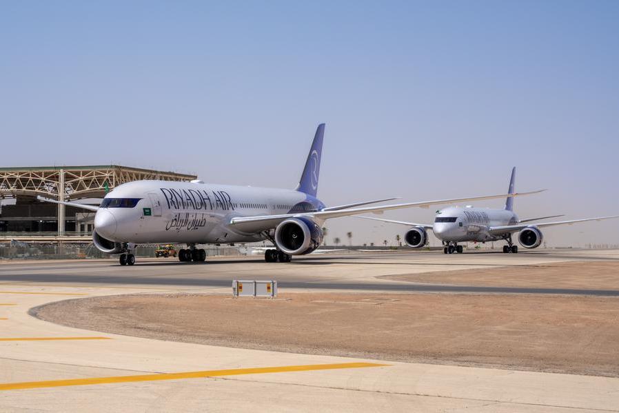 First two of Riyadh Air's custom-built 787-9 Dreamliners arrive in