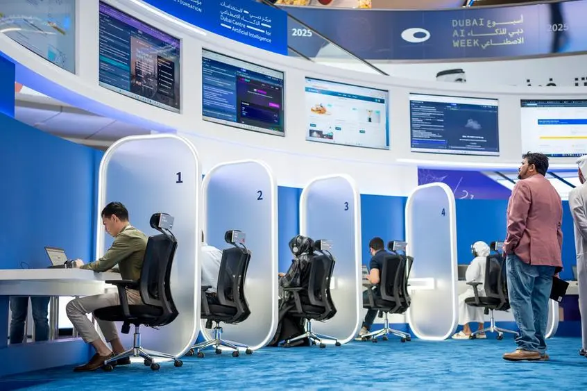 The finals will see 24 global finalists compete for a AED 1 million prize pool. Image Courtesy: Dubai AI Week