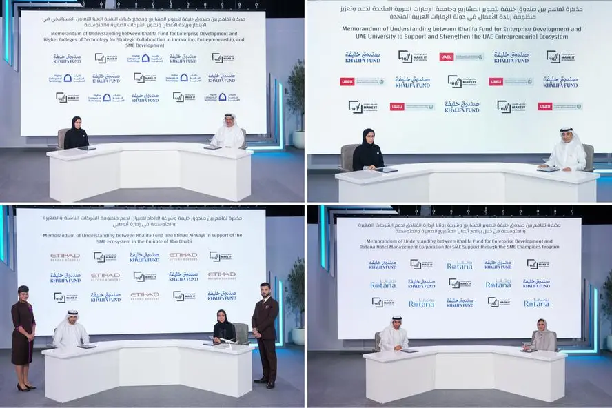 Khalifa Fund Partners with Etihad and Rotana to Open Supply Chains for Abu Dhabi Startups
