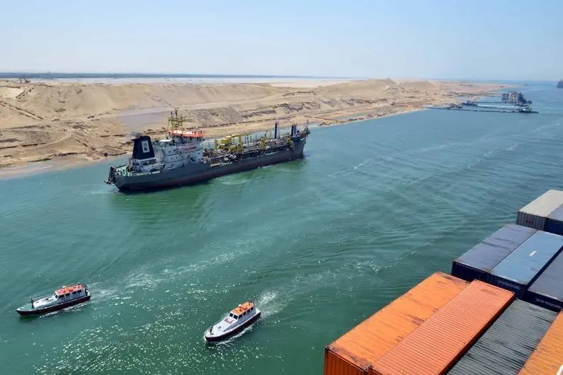 Image used for illustrative purpose. A cargo ship is seen crossing through the New Suez Canal, Ismailia, Egypt, July 25, 2015. REUTERS/Stringer. , Reuters Images