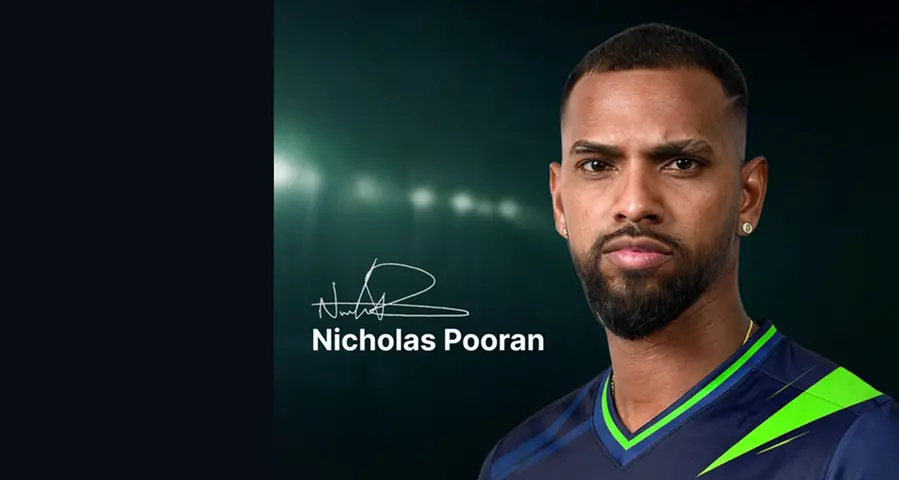 Arena365 introduces a new model for athlete partnerships with T20 cricket superstar Nicholas Pooran