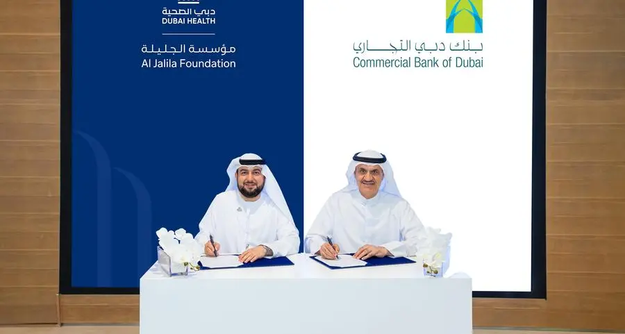 Al Jalila Foundation receives AED 10mln from Commercial Bank of Dubai