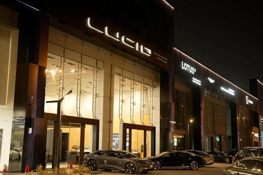 General view of a Saudi based EV car showroom LUCID in Riyadh, Saudi Arabia, April 7, 2025. REUTERS/Mohammed Benmansour , Reuters/REUTERS