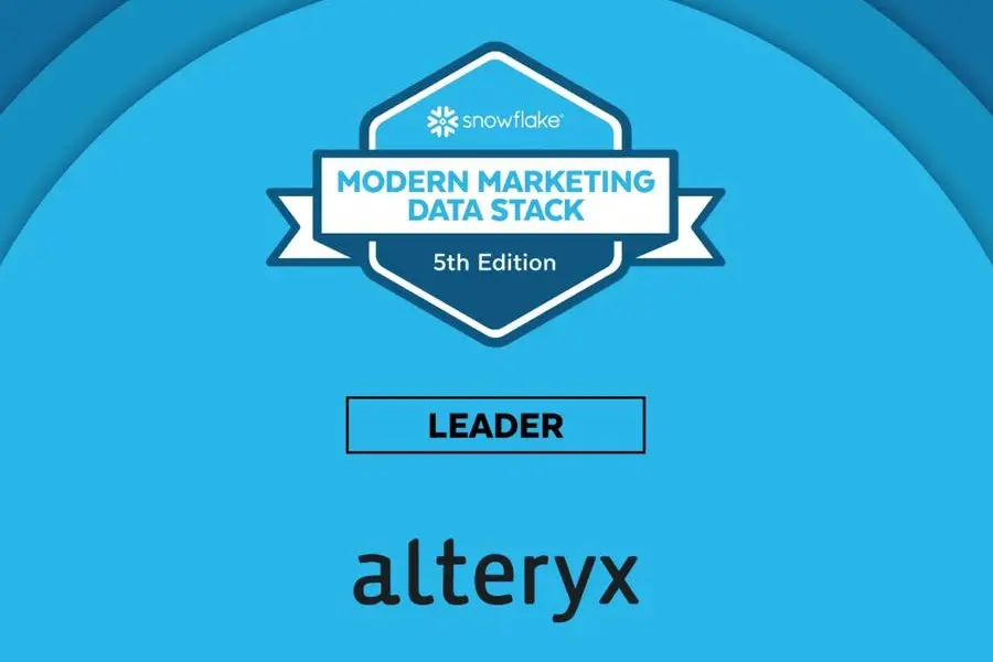 Alteryx recognized as Leader in Snowflake’s Modern Marketing Data Stack Report