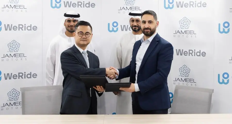 Jameel Motors and WeRide partner to advance Dubai’s commercial driverless Robotaxi rollout