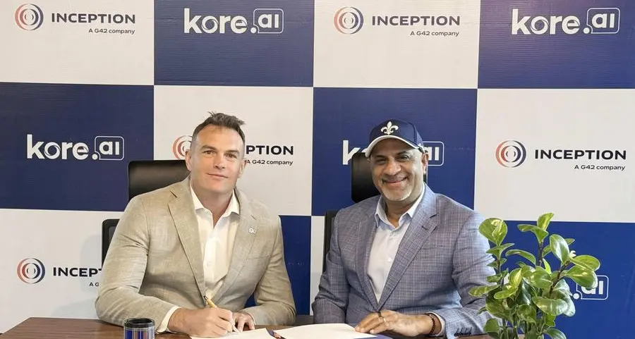 «إنسبشن» تتعاون مع «Kore.ai» لتسريع تبني الذكاء الاصطناعي المؤسسي في الإمارات وخارجها