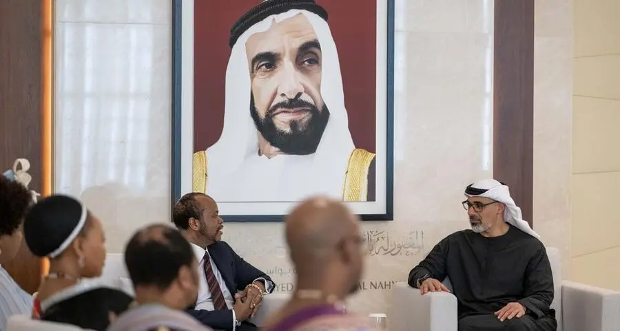Khaled bin Mohamed bin Zayed discusses enhancing bilateral cooperation with King of Eswatini