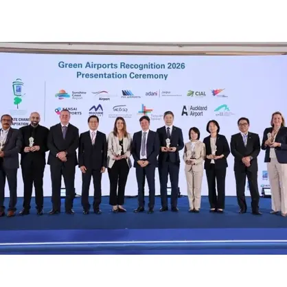 ACI Asia-Pacific & Middle East announces recognised airports of Green Airports Recognition 2026