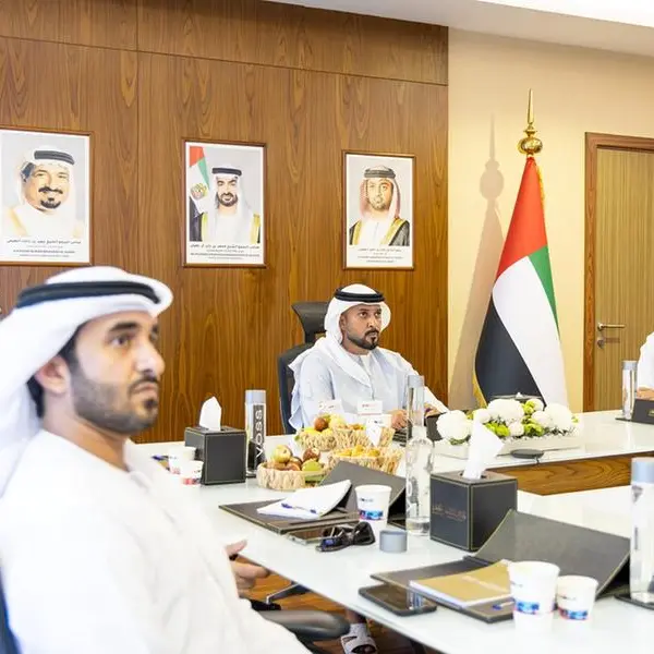 Abdulaziz bin Humaid Al Nuaimi reviews newly proposed building design of Ajman Department of Tourism Development headquarters