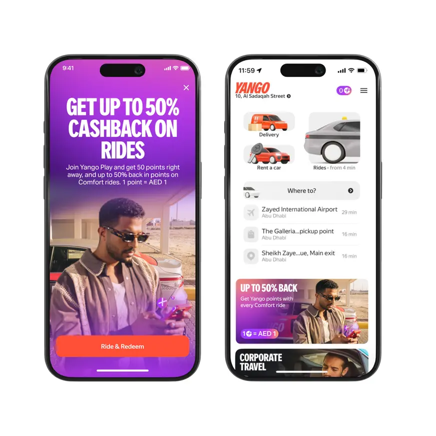 Yango Group expands 'Points' loyalty program to Abu Dhabi with valuable rewards for rides