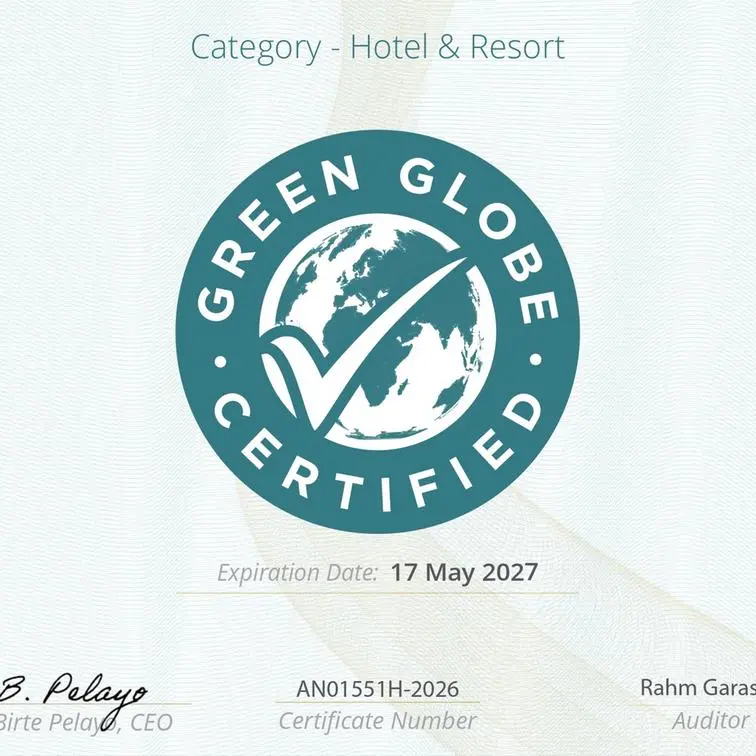 Novotel Cairo Airport earns the prestigious Green Globe Certification for Sustainability
