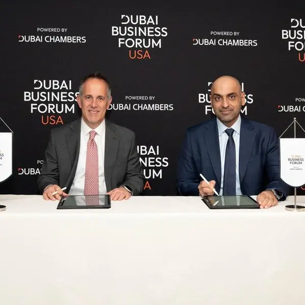 Dubai Chambers signs MoU with Los Angeles Area Chamber of Commerce to expand trade and investment cooperation between the business communities