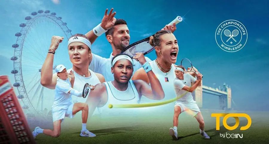 TOD by beIN brings Wimbledon, Formula 1 and more to fans across the region this July