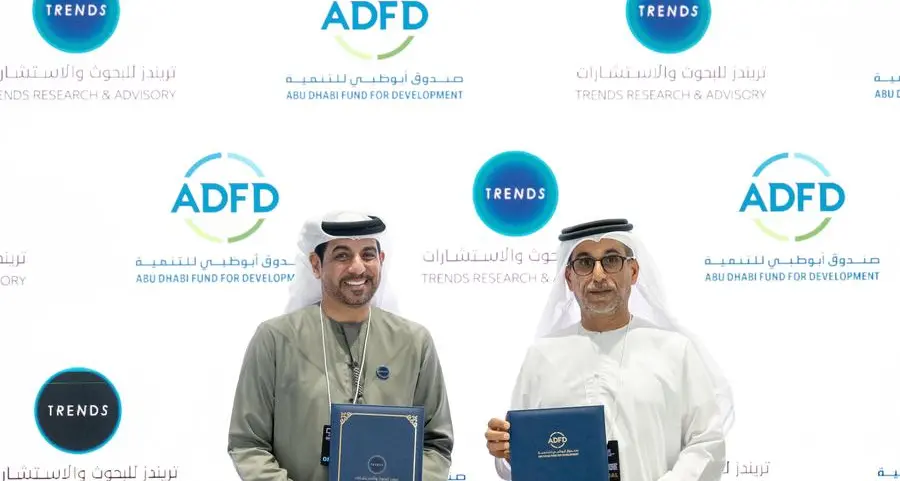 \"صندوق أبوظبي للتنمية\" و \"مركز تريندز للبحوث والاستشارات\" يوقعان مذكرة تعاون
