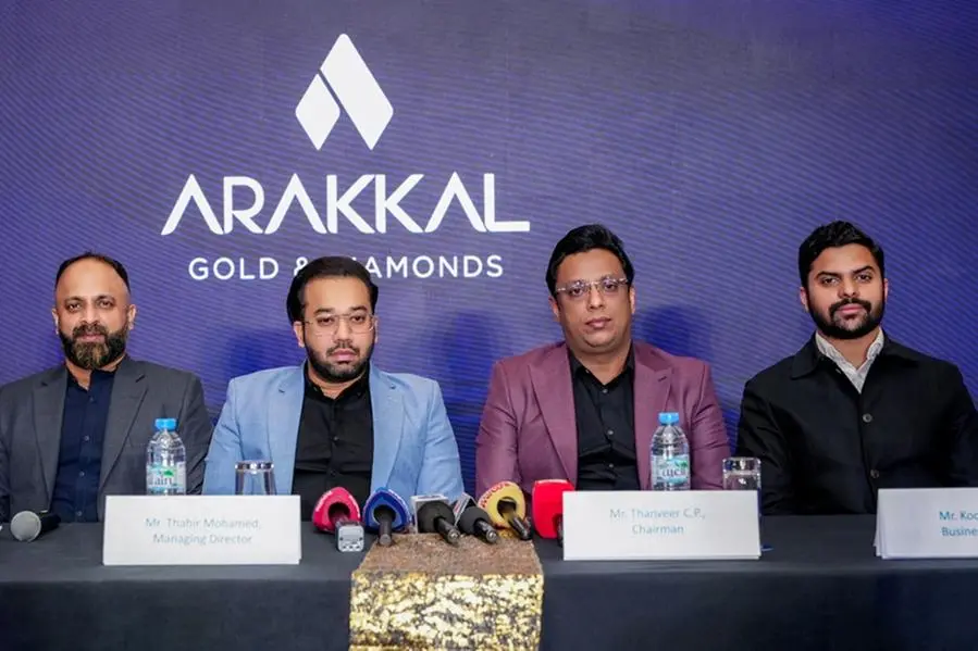 From left to right - Mr. Noor Muhammad - Operations Manager, Mr. Thahir Mohamed - Managing Director, Mr. Thanveer C.P. - Chairman & Mr. Kochu Ausep, Business Analyst. Image Courtesy: Arakkal Group