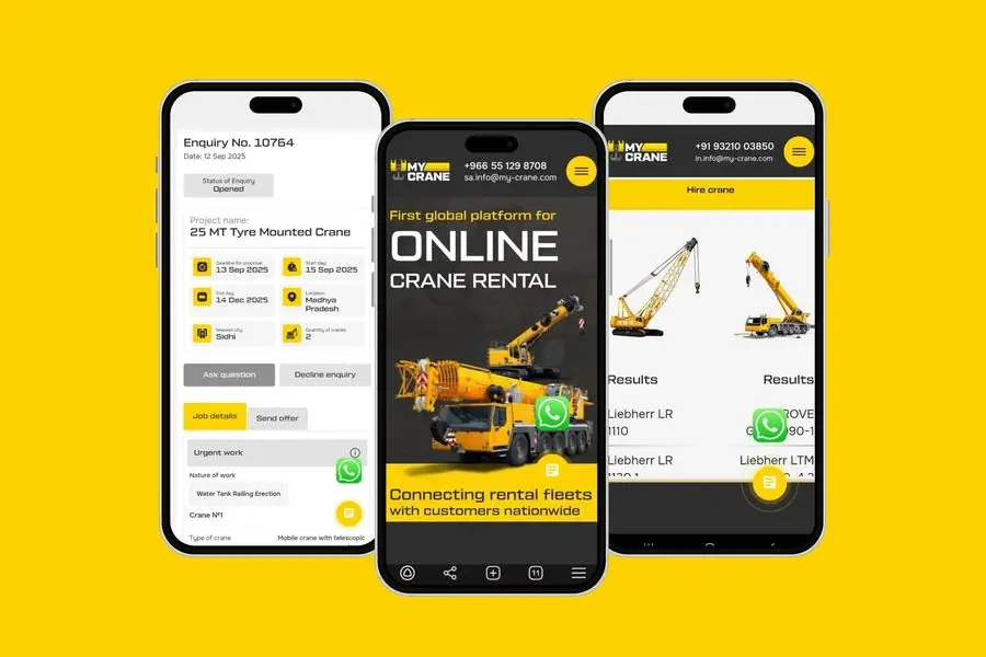 UAE’s MYCRANE Launches Mobile App To Streamline On-The-Go Crane Rentals