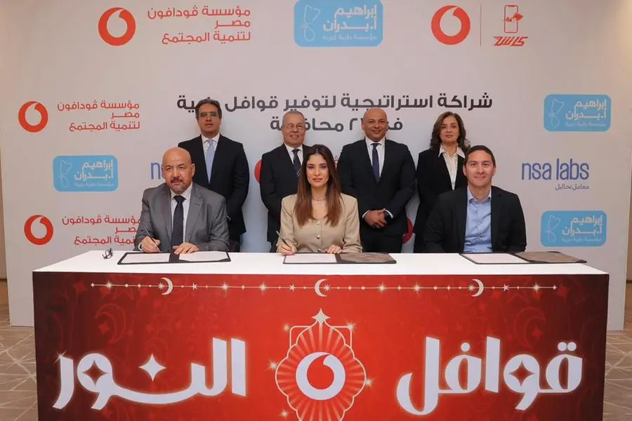 مؤسسة ڤودافون مصر ومؤسسة إبراهيم أ. بدران يطلقان حملة قوافل النور لتوفير الرعاية الصحية المتنقلة في 27 محافظة مصرية