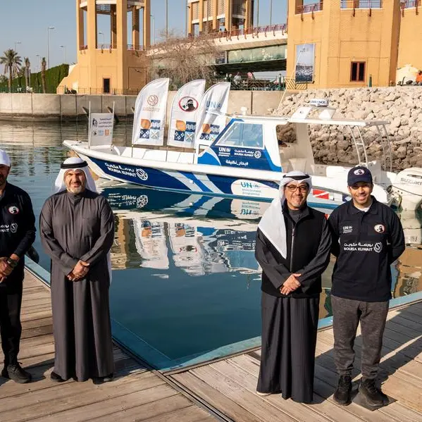 Boursa Kuwait launches its new “Boursa Boat,” the second dedicated vessel supporting marine environmental protection in Kuwait Bay