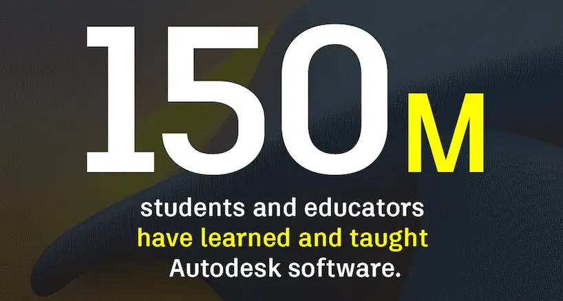Autodesk reaches 150mln students and educators worldwide