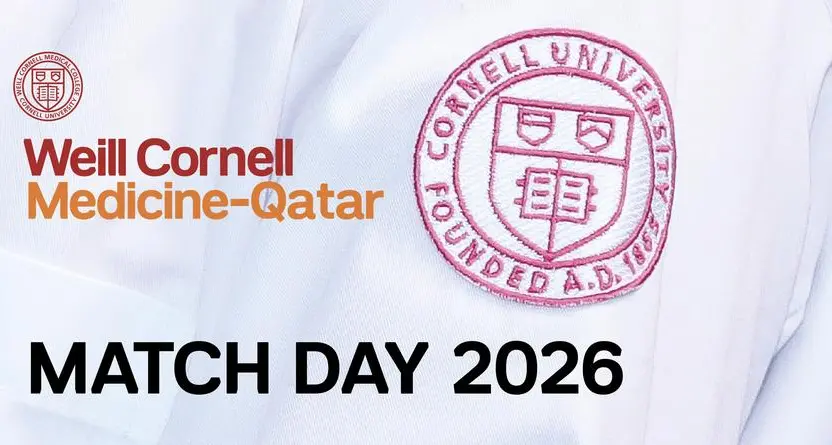 طلاب وايل كورنيل للطب - قطر يحصلون على قبول ببرامج إقامة الأطباء في نخبة من المؤسسات الطبية