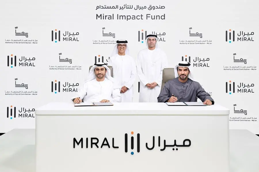 Miral Impact Fund launched in partnership with the Authority of Social Contribution – Ma’an