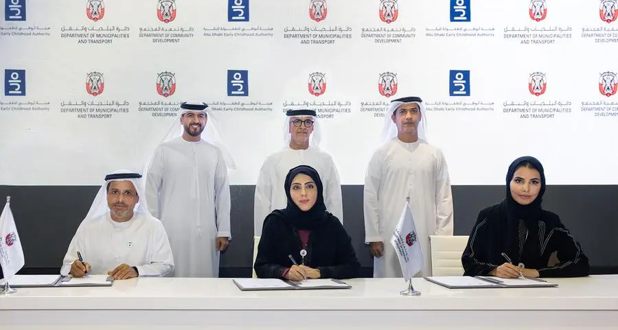 DCD signs a MoU with Department of Municipalities and Transport and Abu Dhabi Early Childhood Authority