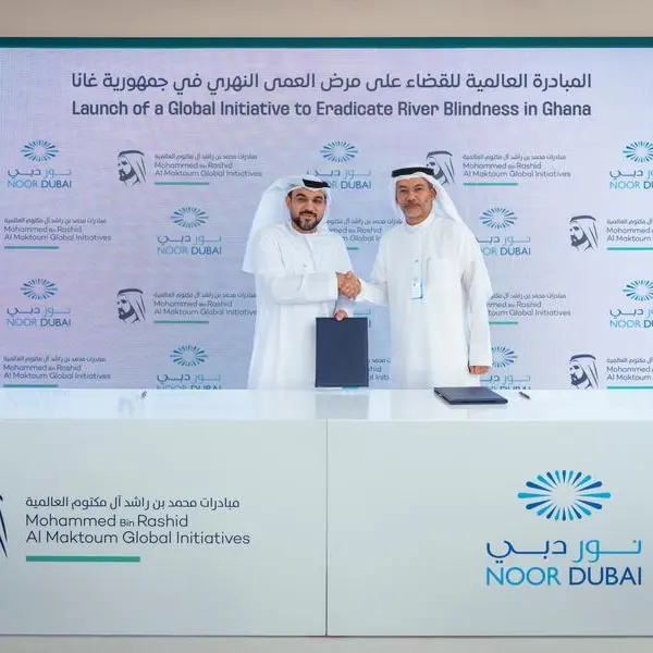 \"مبادرات محمد بن راشد آل مكتوم العالمية\" تطلق مبادرة للقضاء على مرض \"العمى النهري\" في غانا تستهدف 7 ملايين مستفيد بالتعاون مع \"نور دبي\"