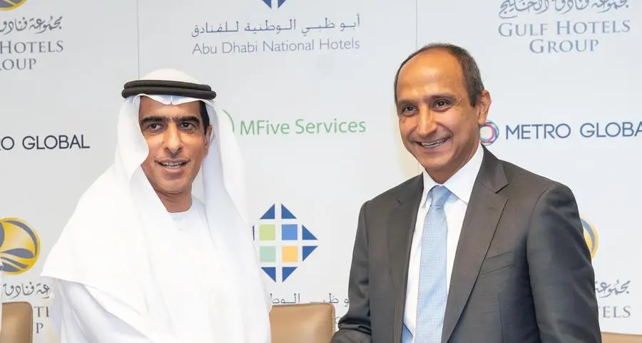 مجموعة فنادق الخليج توقع شراكة استراتيجية مع فنادق أبوظبي الوطنية ADNH وشركة Metro Global