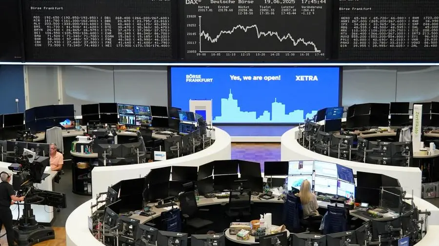 European shares firm as worries of US involvement in Mideast conflict ease