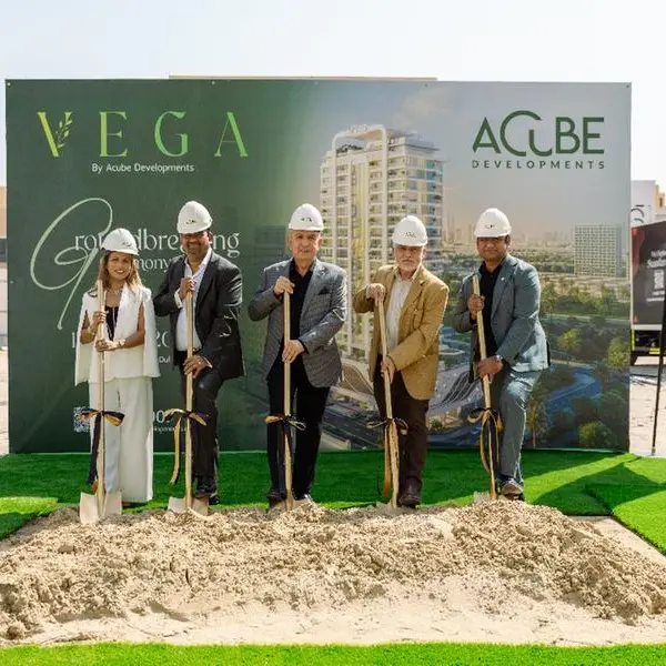 Acube Developments breaks ground on Vega in Dubai Sports City, its third landmark project in the emirate