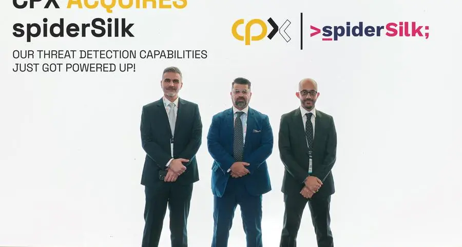 UAE Cybersecurity Leader CPX acquires pioneering cyber-AI firm spiderSilk