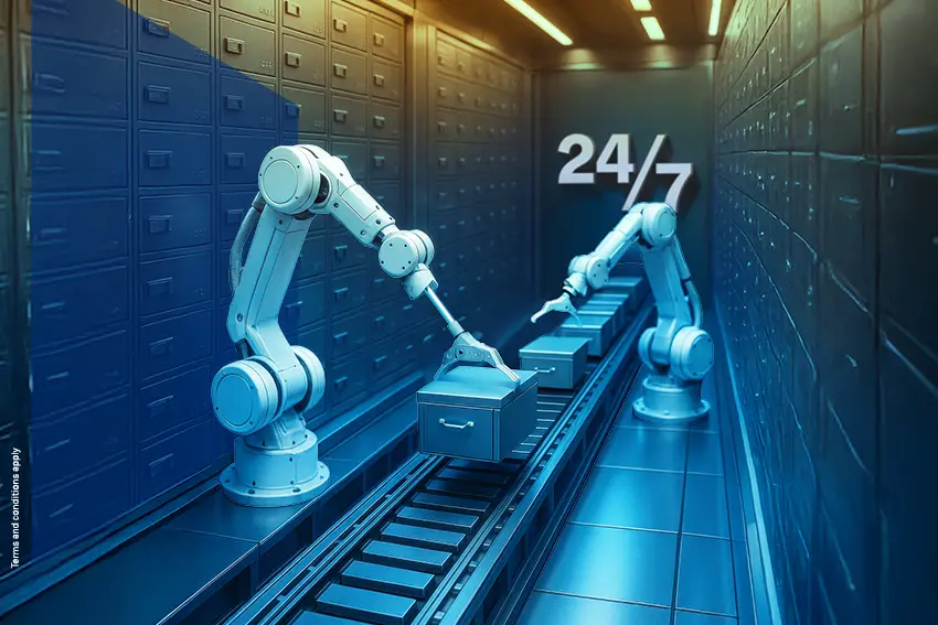 NBK\\u2019s automated safety deposit boxes service is available 27/7 and easily accessible. Image Courtesy: NBK