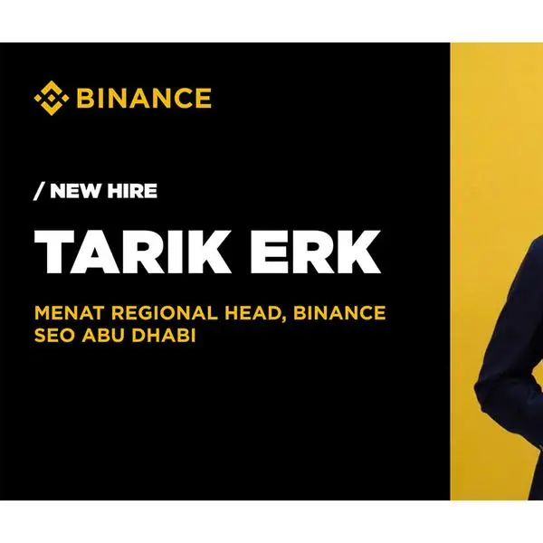 Tarik Erk is appointed as the new regional head of Binance MENAT and Senior Executive Officer, Abu Dhabi