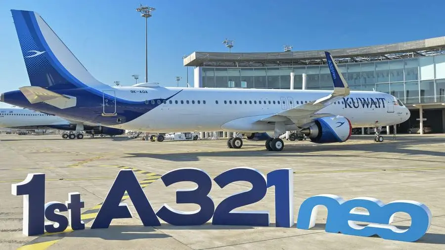 Airbus delivers first A321neo for Kuwait Airways