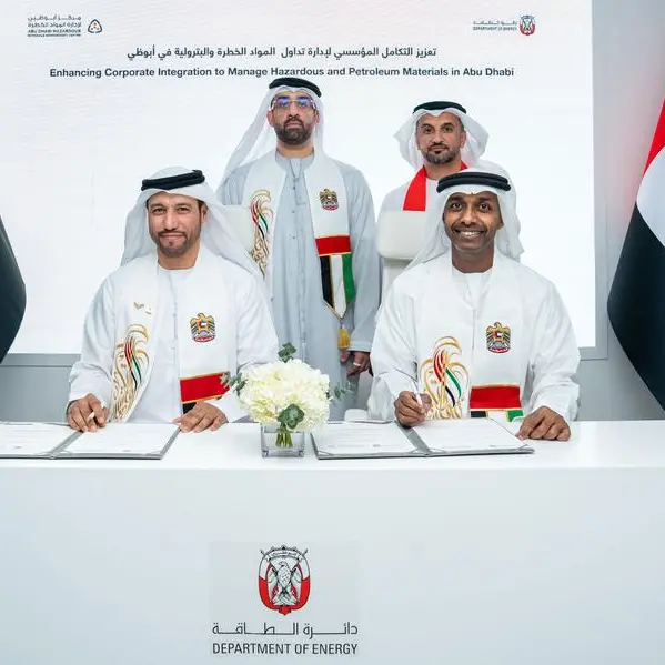 Department of Energy signs MoU with Abu Dhabi Hazardous Materials Management Centre