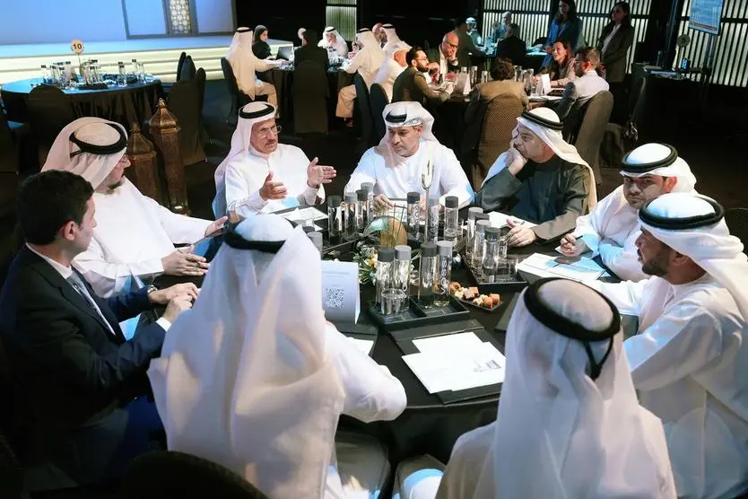 H.E. Sultan bin Saeed Al Mansoori during the session. Image Courtesy: Dubai Chambers