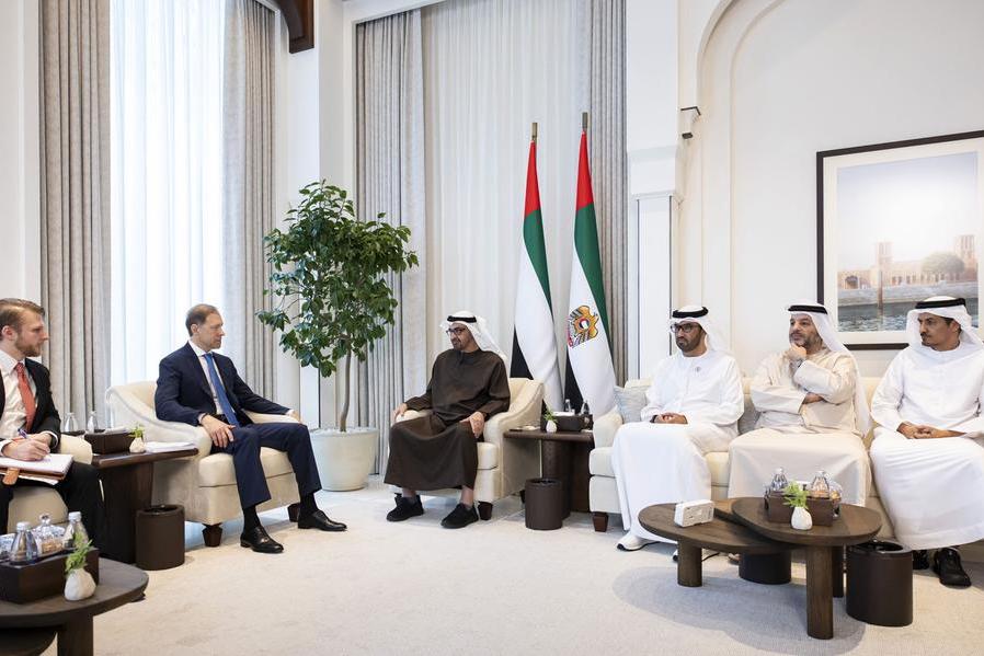 UAE President receives Russian First Deputy Prime Minister