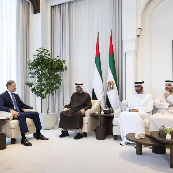 UAE President receives Russian First Deputy Prime Minister