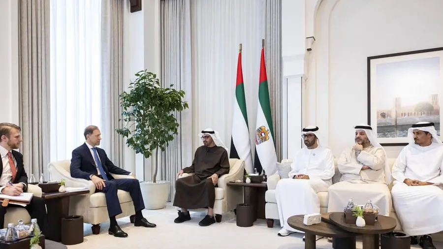 UAE President receives Russian First Deputy Prime Minister