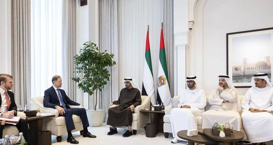 UAE President receives Russian First Deputy Prime Minister
