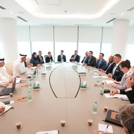 UAE Minister of Foreign Trade HE Al Zeyoudi meets with Australian Business Council