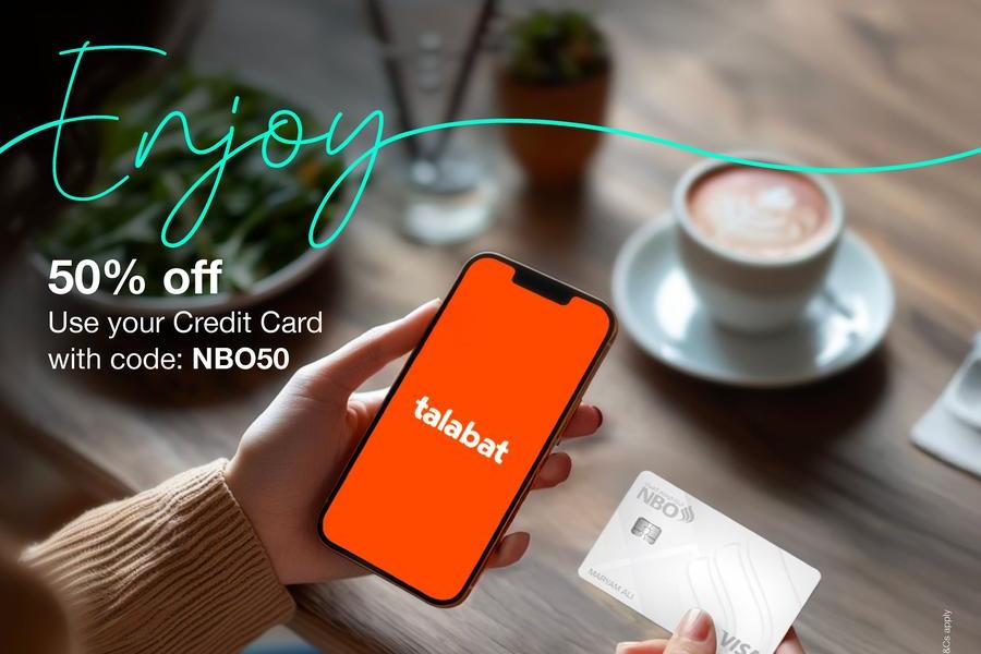 NBO celebrates National Day with 50% discount on talabat for credit ...