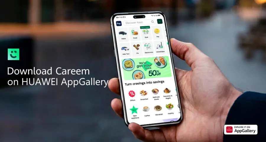 Careem launches on Huawei AppGallery, expanding access to 90 million users across the region