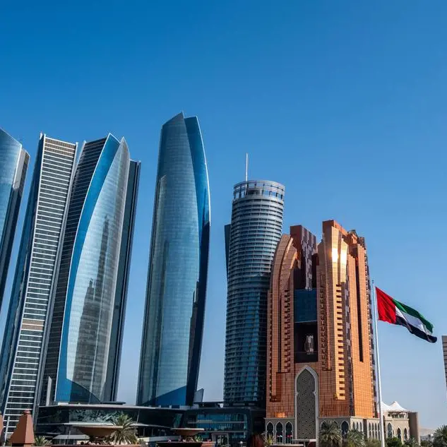 Debris from drones intercepted by air defence systems falls on façade of one of Etihad Towers buildings