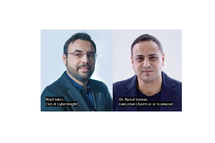 Wael Jaber, Chief Strategy Officer, at CyberKnight & Dr. Ramzi Sunnar, Executive Chairman, at Scanwave. Image Courtesy: CyberKnight