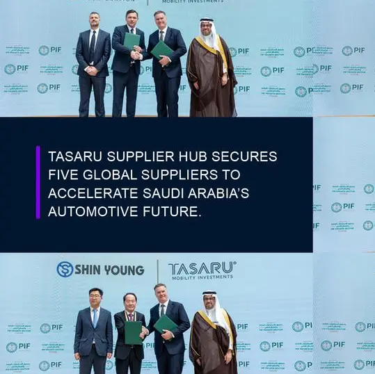 TASARU Supplier Hub secures five global suppliers to accelerate Saudi Arabia’s automotive future