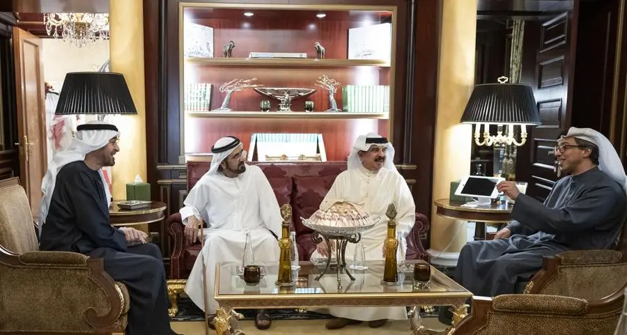 UAE President meets King of Bahrain